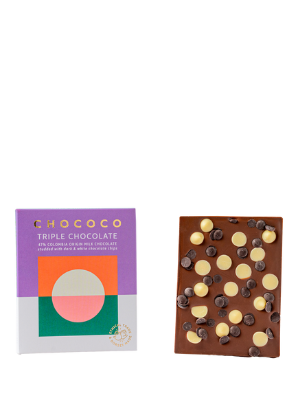 Chococo Triple Chocolate Bar, 75g, 