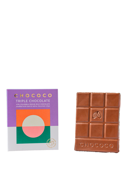 Chococo Triple Chocolate Bar, 75g - view 2, 
