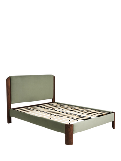 MADE Evander Upholstered Bed Frame, King Size - view 2, Green