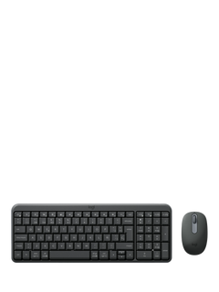 Logitech MK250 Wireless Keyboard and Mouse, Black