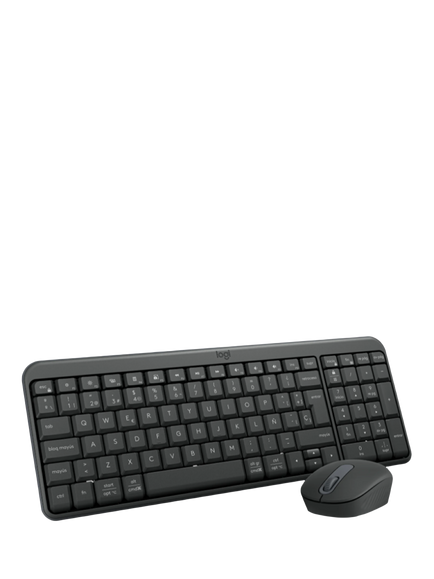 Logitech MK250 Wireless Keyboard and Mouse, Black - view 2, Black