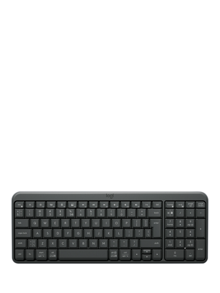 Logitech K250 Wireless Keyboard, Black, Black