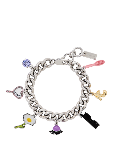 Marc Jacobs Dollhouse Charm Bracelet, Silver/Multi, Silver/Multi