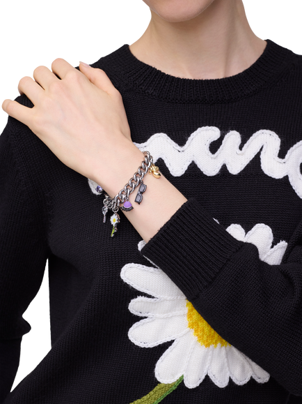 Marc Jacobs Dollhouse Charm Bracelet, Silver/Multi - view 2, Silver/Multi