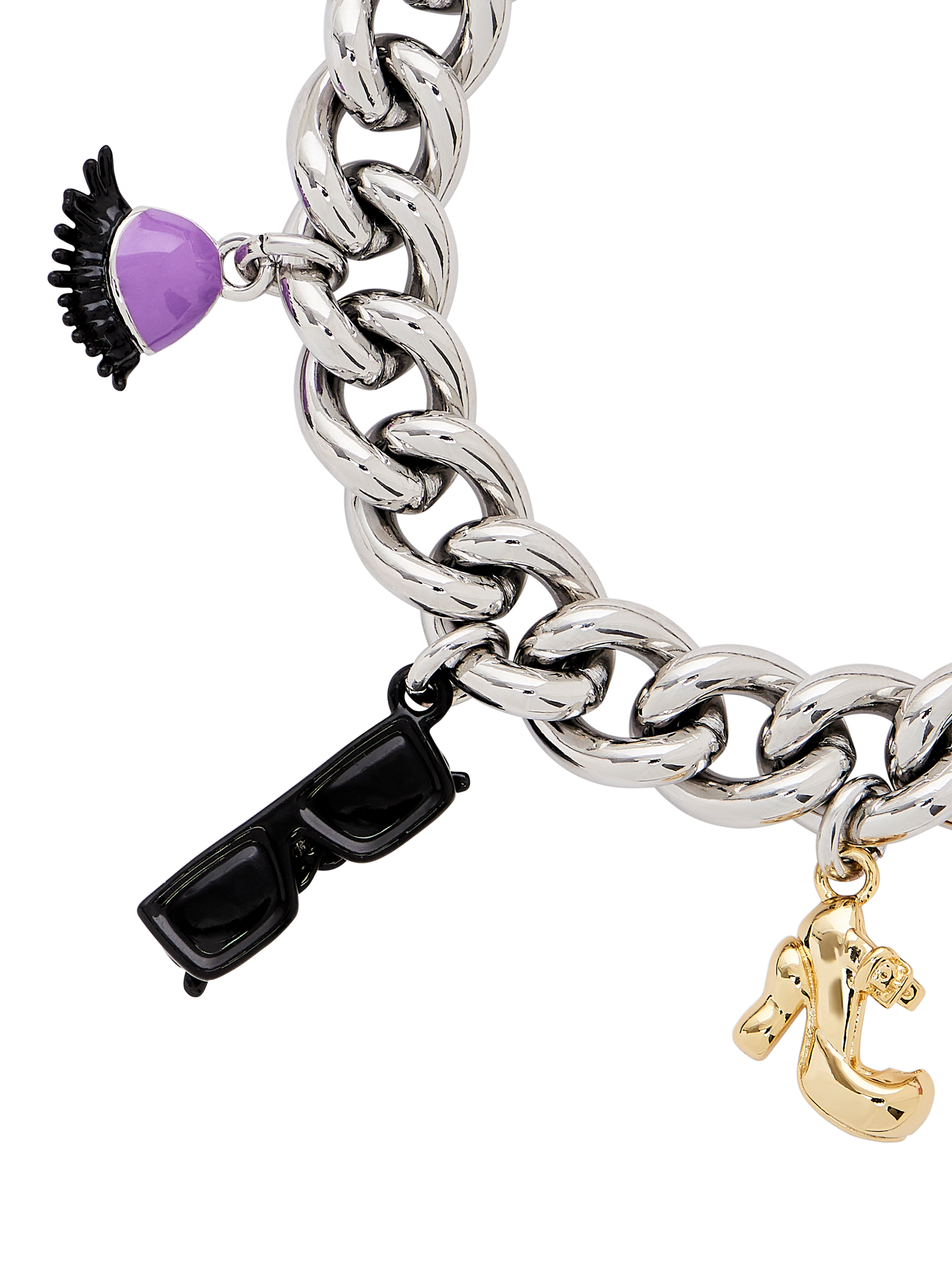 Product image 4 of 4, which shows Marc Jacobs Dollhouse Charm Bracelet, Silver/Multi