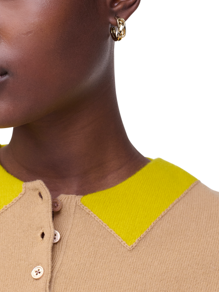 Marc Jacobs Dual Hoop Earrings, Gold - view 2, Gold