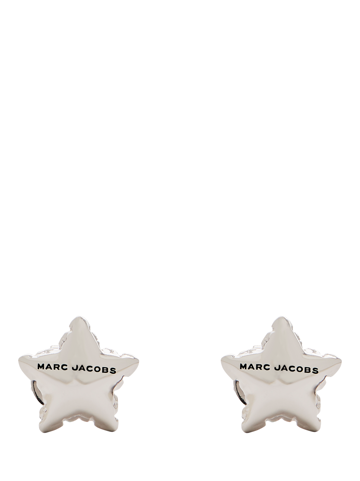 Product image 4 of 4, which shows Marc Jacobs Star Stud Earrings, Light Silver