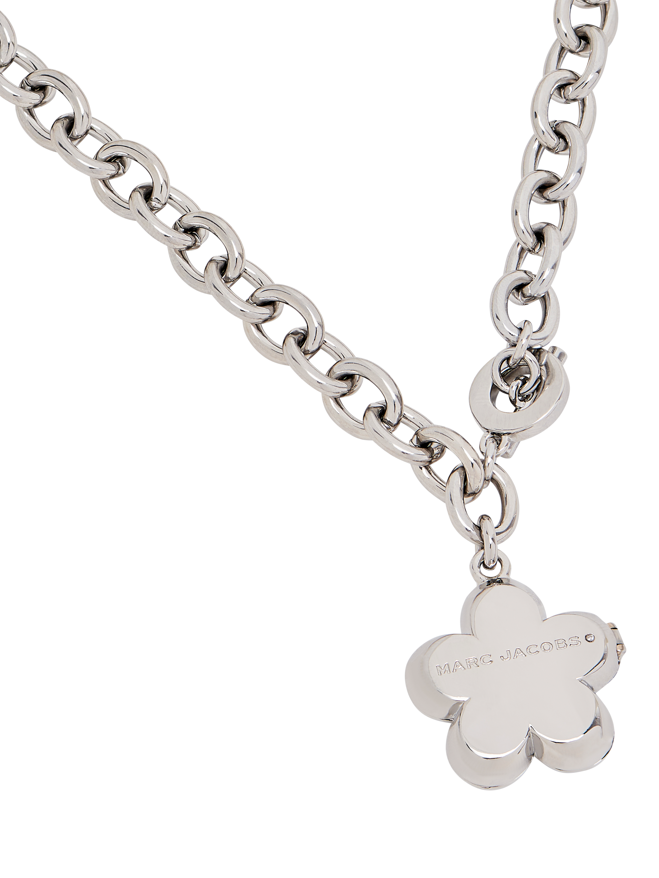 Product image 5 of 6, which shows Marc Jacobs Daisy Puzzle Pendant, Silver/Multi