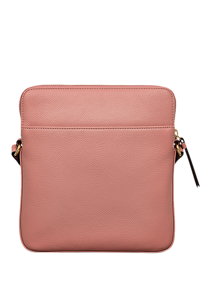 Product image 2 of 5, which shows Radley Redford Close Leather Medium Zip Top Cross Body Bag, Sienna Pink