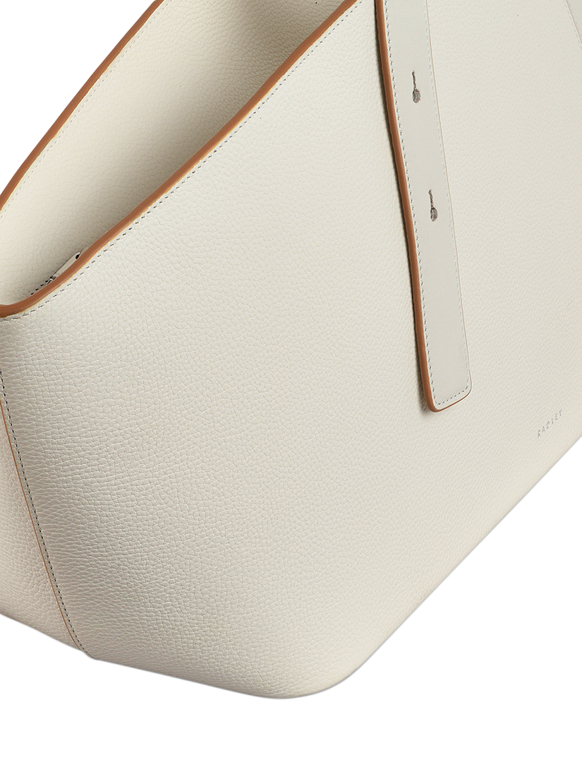 Product image 4 of 6, which shows Radley Freda Lane Leather Shoulder Bag, Chalk, One Size