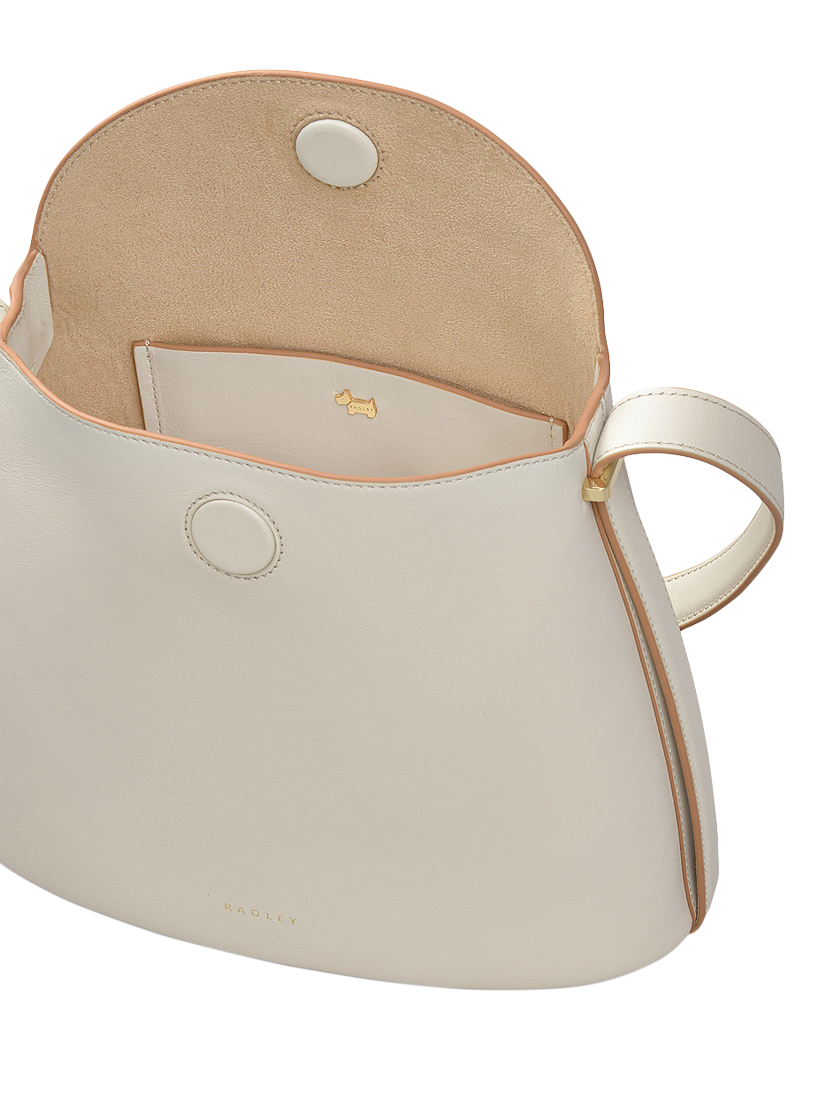 Product image 3 of 5, which shows Radley Lattimer Place Small Leather Crossbody Bag, Chalk