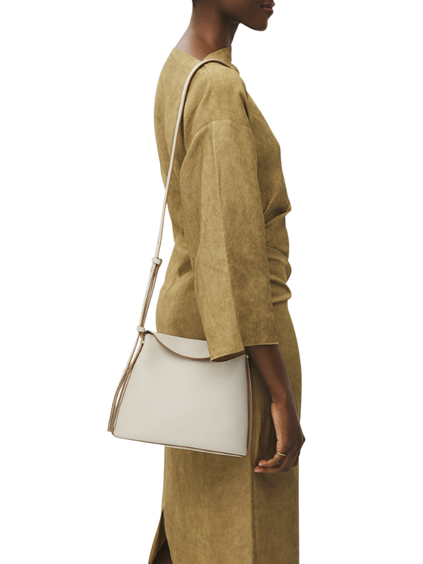 Product image 5 of 5, which shows Radley Lattimer Place Small Leather Crossbody Bag, Chalk