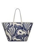 Radley Under The Sea Leather Tote Bag, Chalk