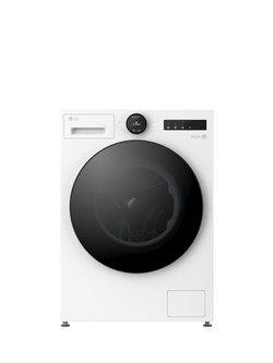 LG F4X7011TWB Freestanding Washing Machine, 11kg Load, 1400rpm Spin, White, White