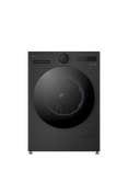 LG F4X7013TBB Freestanding Washing Machine, 13kg Load, 1400rpm Spin, Matte Black