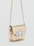 Mango Metallic Star Crossbody Bag, Gold