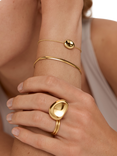 Monica Vinader Aria Adjustable Bracelet, Gold