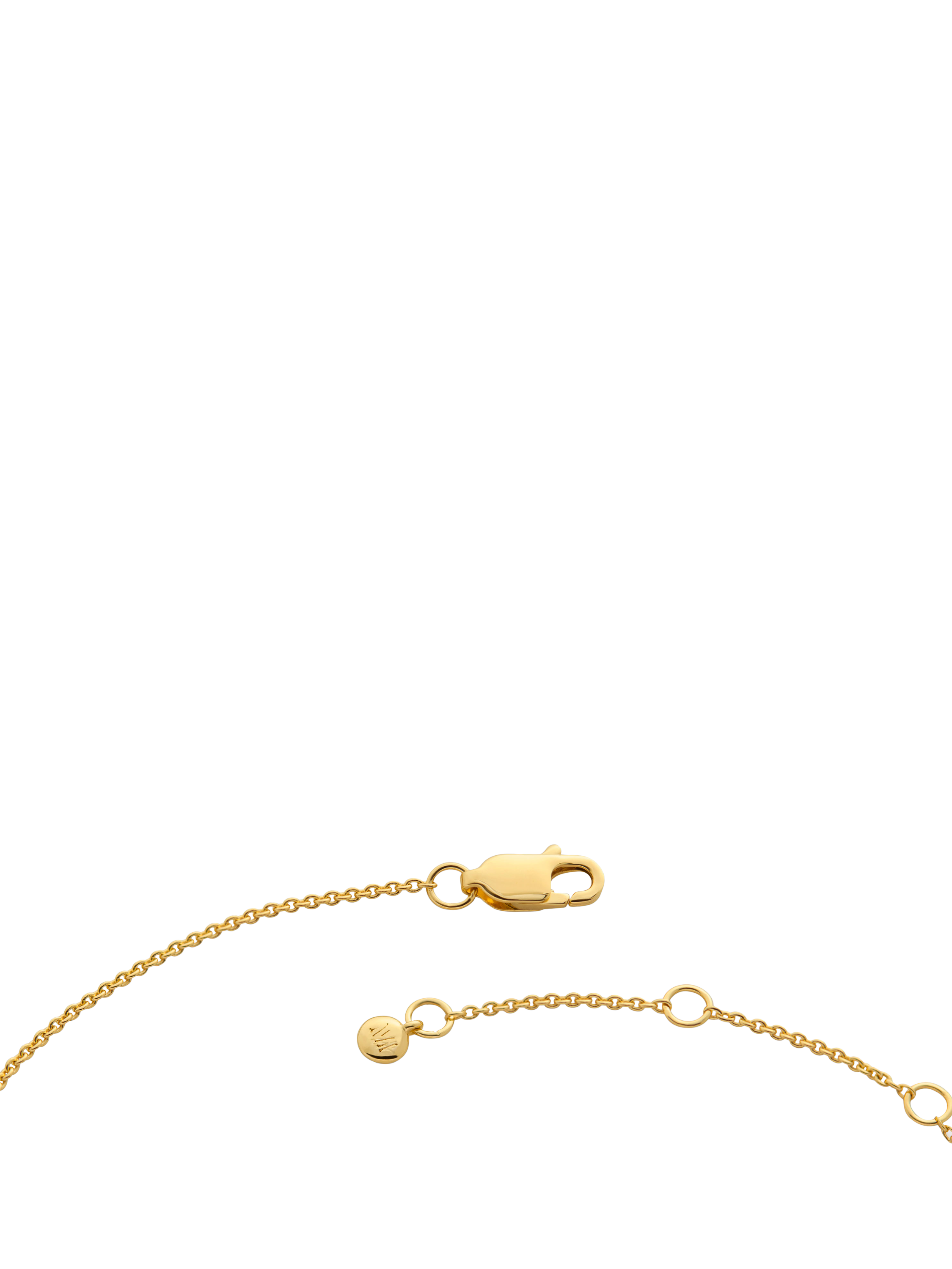 Product image 4 of 4, which shows Monica Vinader Aria Adjustable Bracelet, Gold