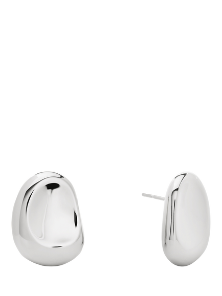 Monica Vinader Aria Bold Stud Earrings, Silver