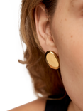 Monica Vinader Aria Bold Stud Earrings, Gold