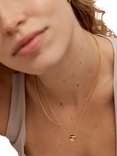 Monica Vinader Aria Chain Necklace, Gold