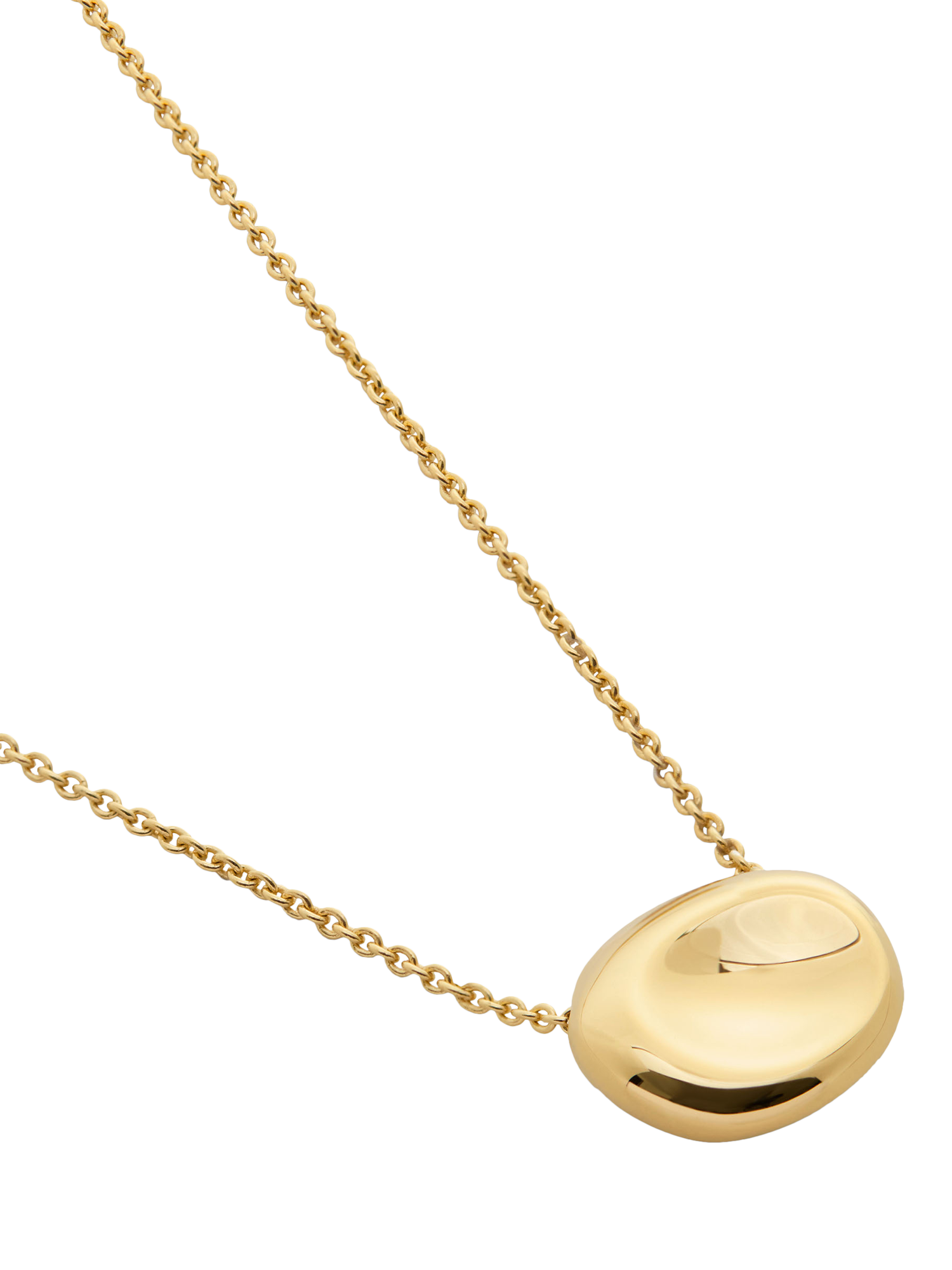 Product image 4 of 5, which shows Monica Vinader Aria Chain Necklace, Gold