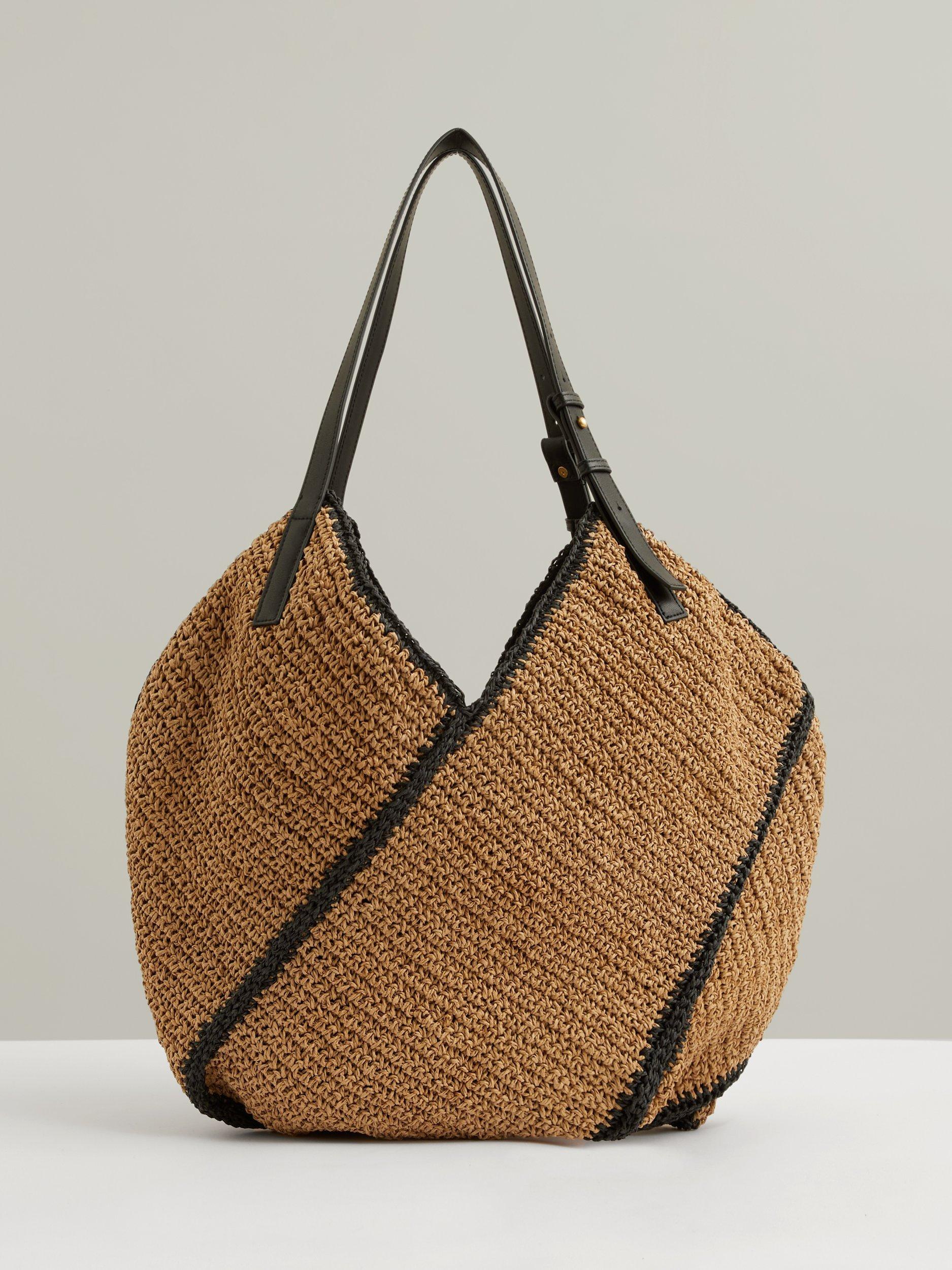 Product image 5 of 5, which shows Reiss Olescha Tote Bag, Natural