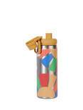 Frugi Insulated Printed Water Bottle, Rainbow Skies