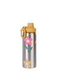 Frugi Insulated Printed Water Bottle, Fun Flowers