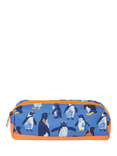 Frugi Kids' Crafty Printed Pencil Case, Penguin Waddle