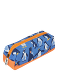 Frugi Kids' Crafty Printed Pencil Case, Penguin Waddle