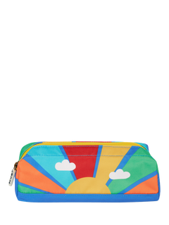 Frugi Kids' Crafty Printed Pencil Case, Rainbow/Sun