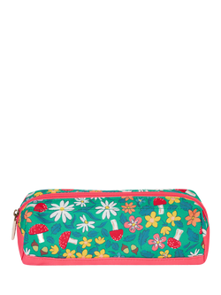 Frugi Kids' Crafty Printed Pencil Case, Wild Woods, Wild Woods