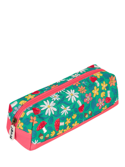 Frugi Kids' Crafty Printed Pencil Case, Wild Woods - view 2, Wild Woods
