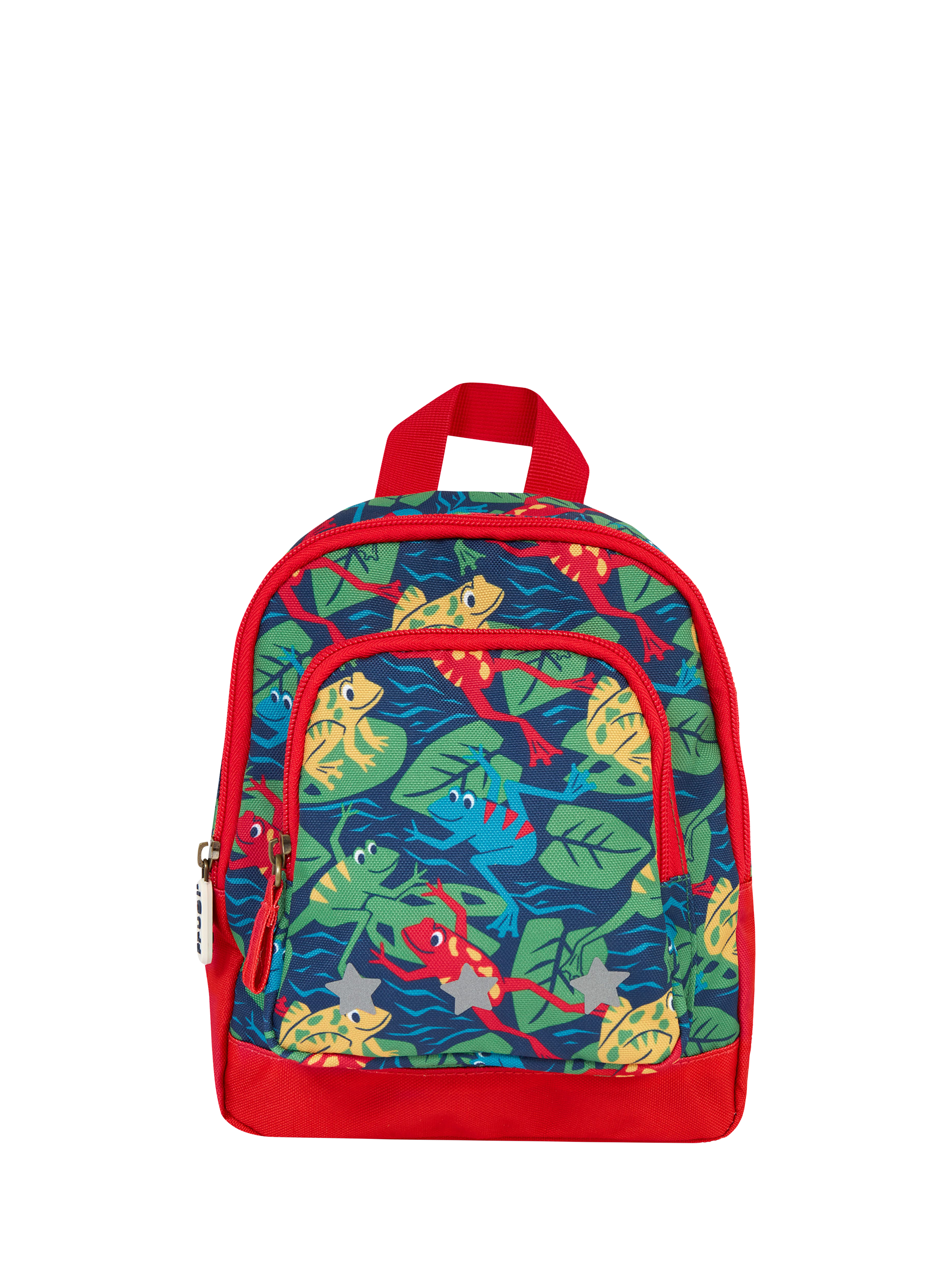 Product image 3 of 6, which shows Frugi Kids' Little Adventure Backpack, Be Hoppy!