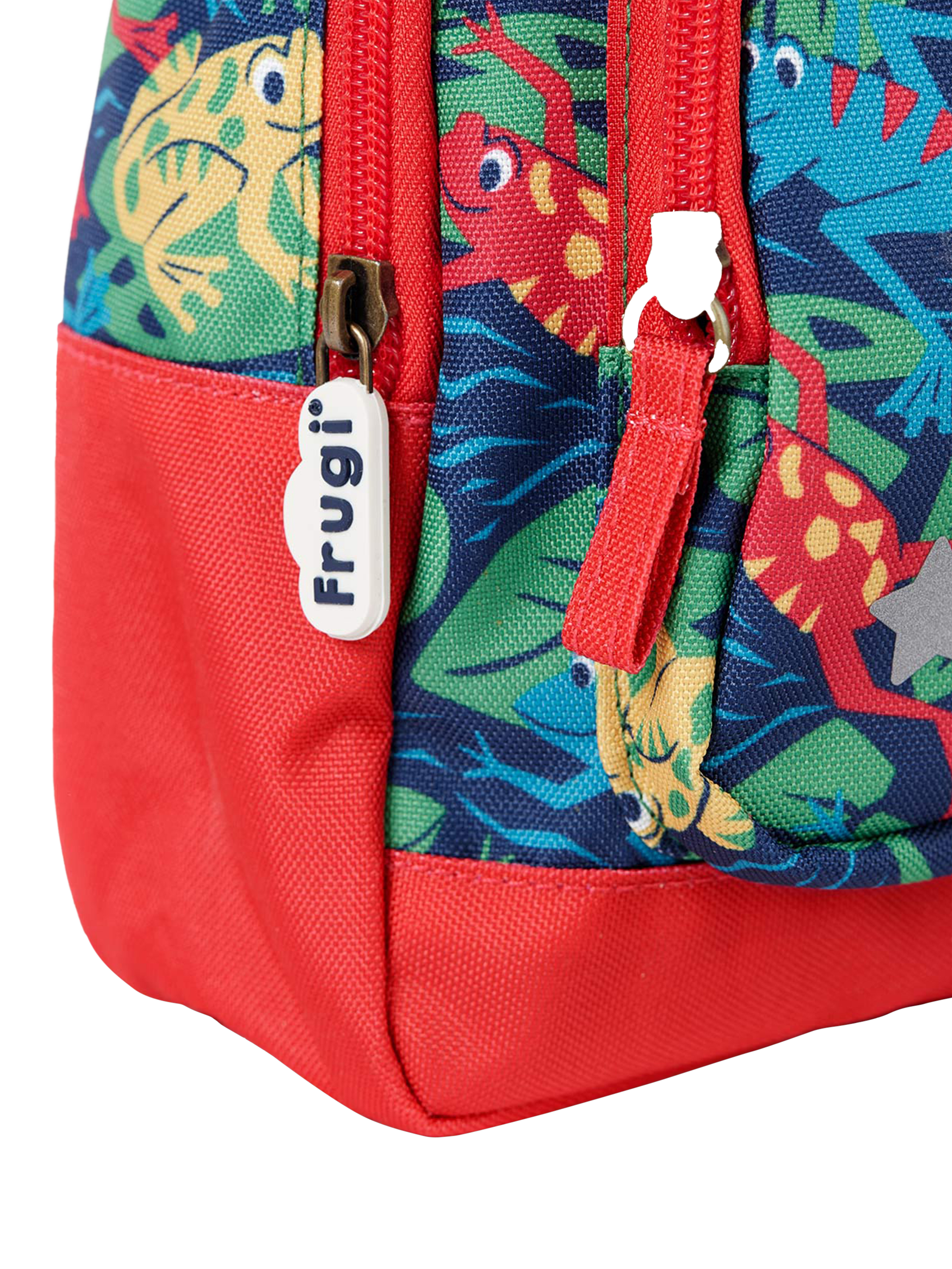 Product image 4 of 6, which shows Frugi Kids' Little Adventure Backpack, Be Hoppy!