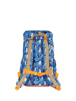 Frugi Kids' Trail Blazing Backpack, Penguin Waddle - view 2, Penguin Waddle