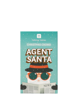Talking Tables Agent Santa Christmas Game, Blue