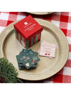 Talking Tables Bon Noel Christmas Trivia Game - view 2, Red