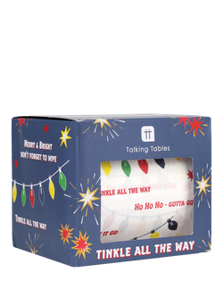 Talking Tables Tinkle All The Way Toilet Paper, Blue