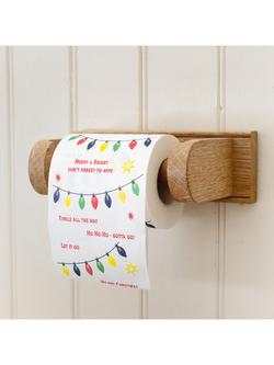 Talking Tables Tinkle All The Way Toilet Paper - view 2, Blue