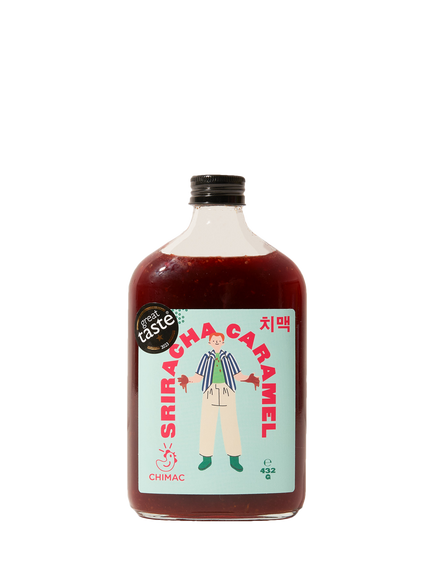 Chimac Korean Sriracha Caramel Sauce, 350ml, 