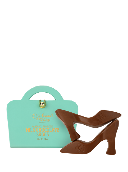 Charbonnel et Walker Blue Handbag & Milk Chocolate Heels, 60g, 