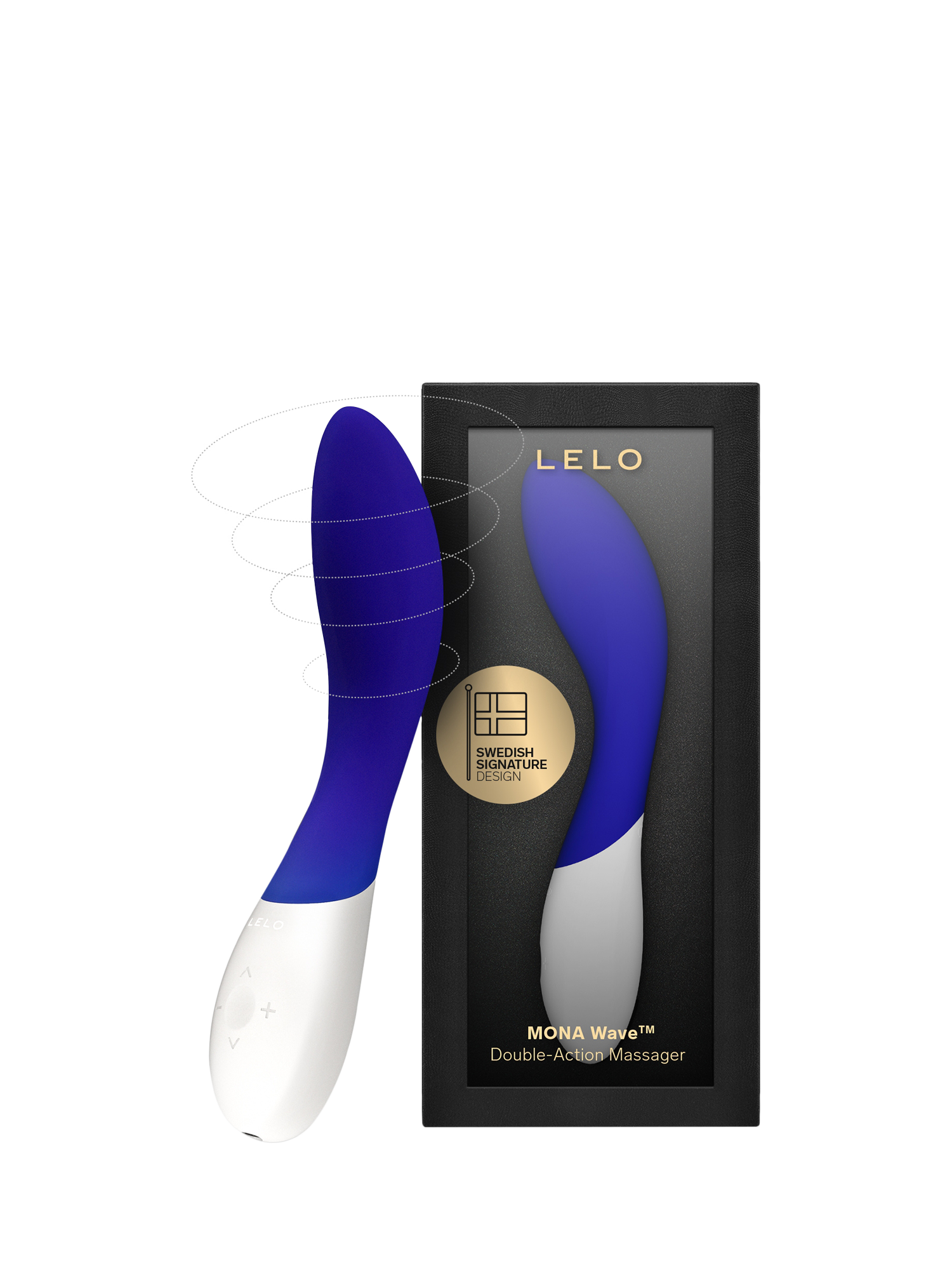 Product image 2 of 7, which shows LELO MONA Wave Sex Toy, Midnight Blue