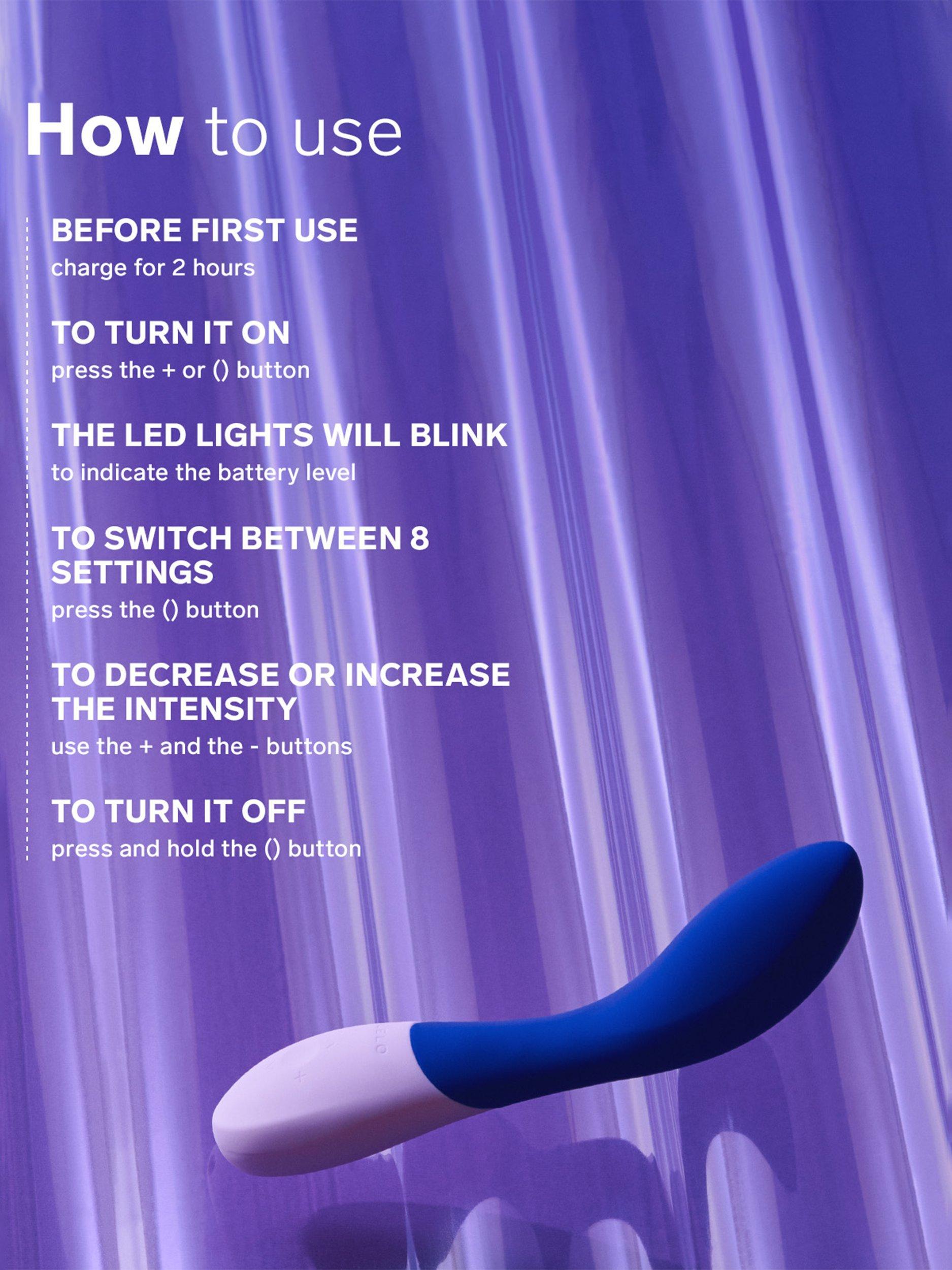 Product image 5 of 7, which shows LELO MONA Wave Sex Toy, Midnight Blue