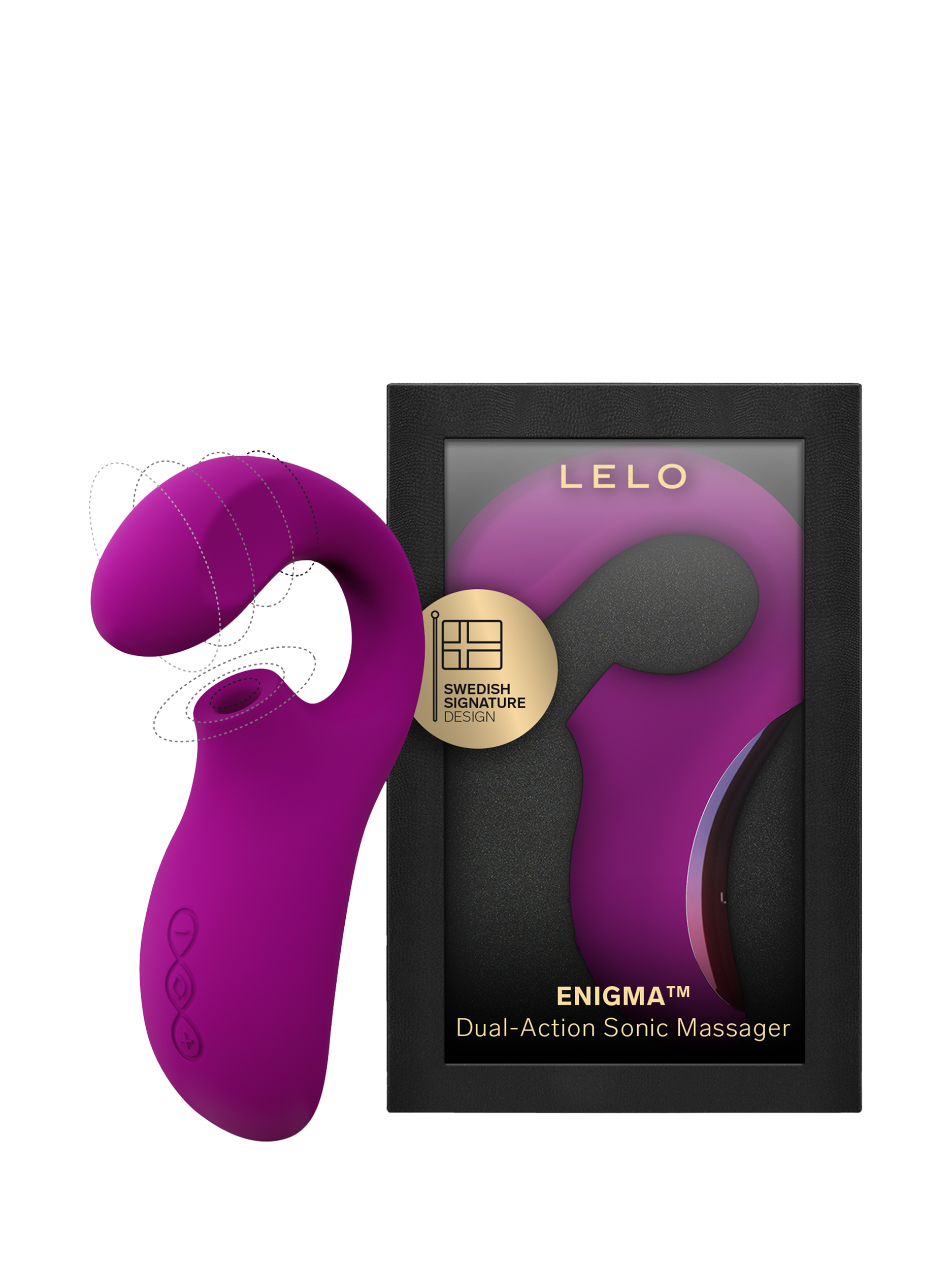 Product image 2 of 7, which shows LELO ENIGMA Sex Toy, Deep Rose