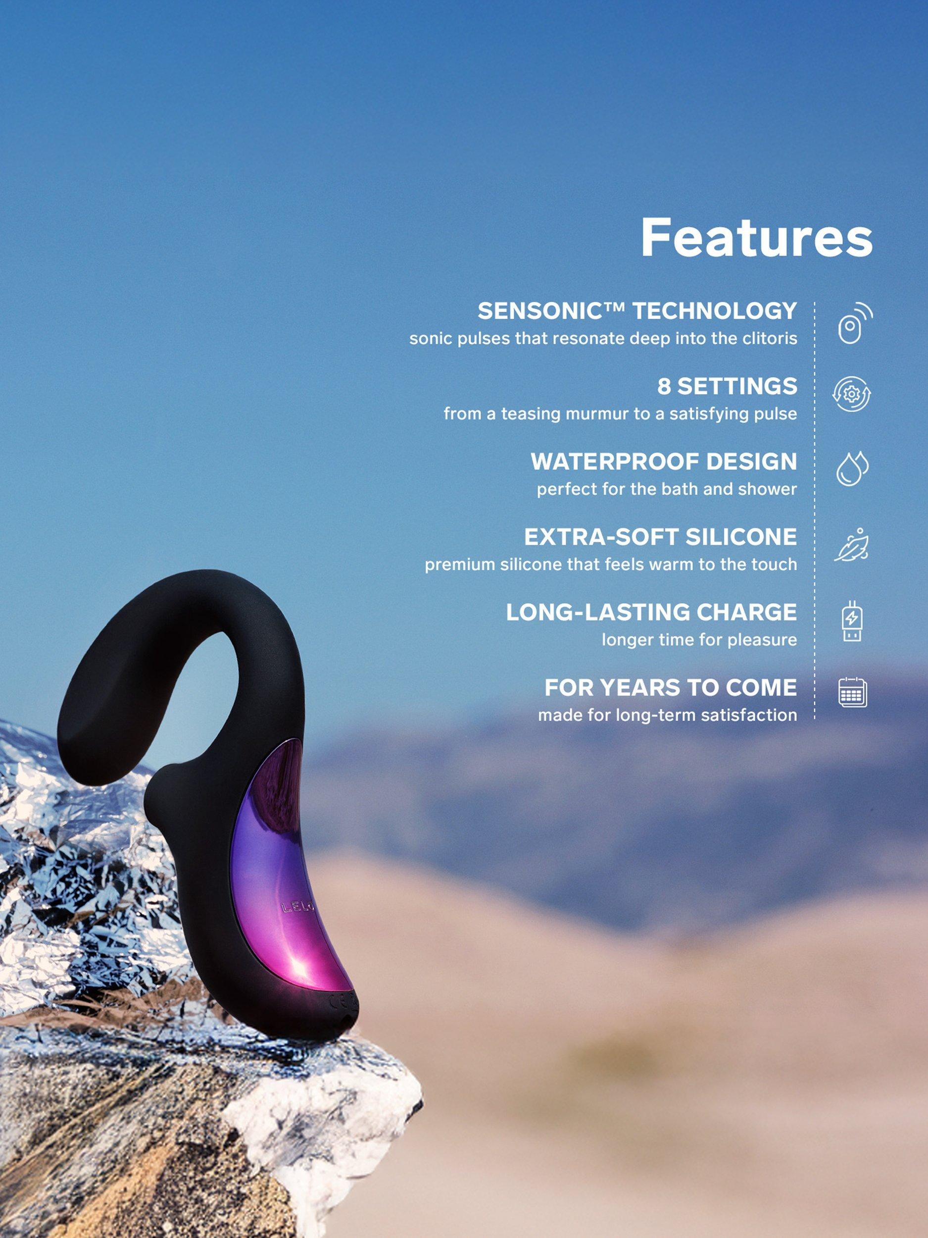 Product image 4 of 7, which shows LELO ENIGMA Sex Toy, Deep Rose