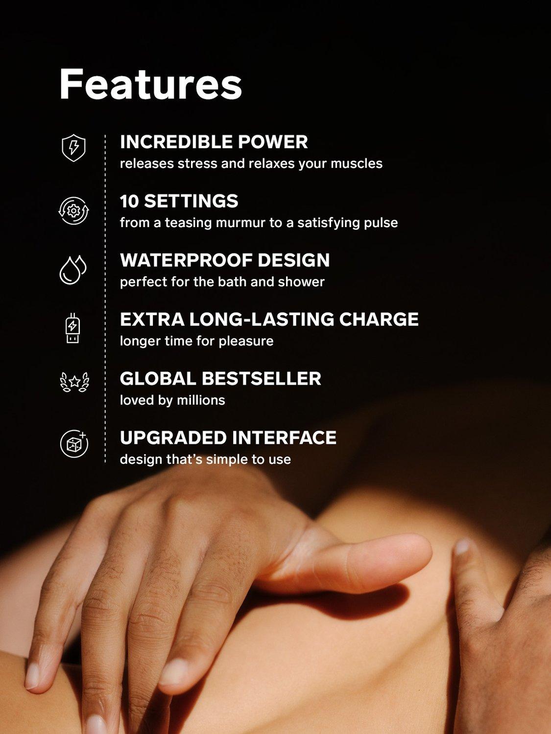 Product image 4 of 6, which shows LELO SMART WAND 2 Sex Toy, Black