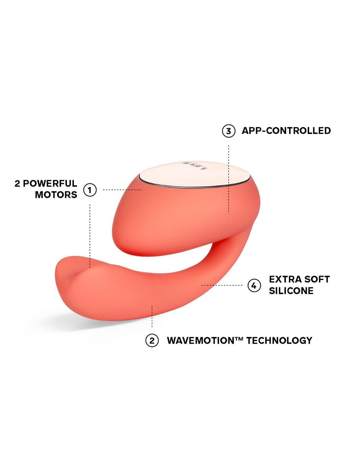 Product image 3 of 7, which shows LELO IDA Wave Sex Toy, Coral