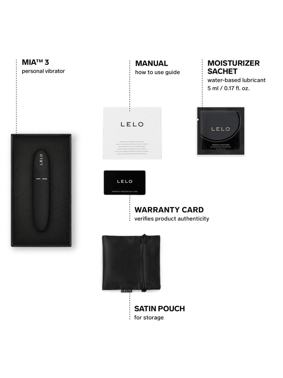 Product image 7 of 8, which shows LELO MIA 3 Sex Toy, Black